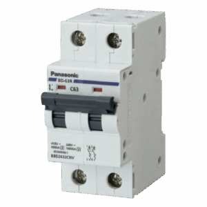 MCB 2P 25A 10kA 240VAC BBD2252CNV